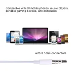 M27 3.5mm Stereo Dynamic Bass Earphone with Mic - Image 4