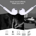 M27 3.5mm Stereo Dynamic Bass Earphone with Mic - Image 6