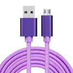 3A Woven Style Metal Head Micro USB to USB Data / Charger Cable, Cable Length: 3m, 3m Micro USB - Image 2