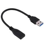 USB 3.0 Male to USB-C / Type-C 3.1 Female Adapter Cable, Cable Length: About 20cm