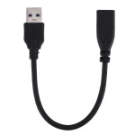 USB 3.0 Male to USB-C / Type-C 3.1 Female Adapter Cable, Cable Length: About 20cm - Image 2