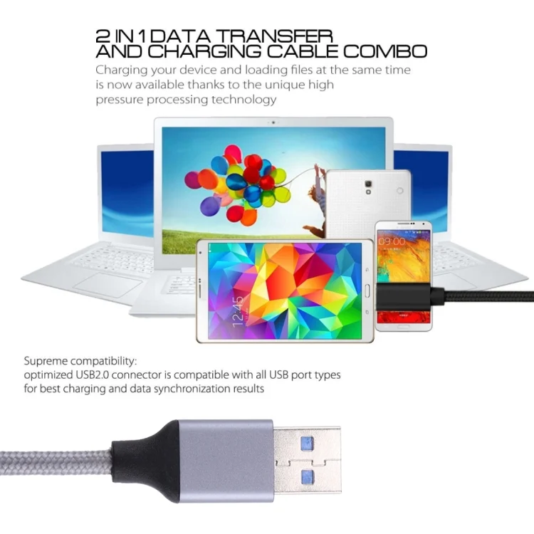 SAS3272H_4.webp 1m Wires Woven Metal Head USB-C / Type-C 3.1 to USB 3.0 Data / Charger Cable - Image 5