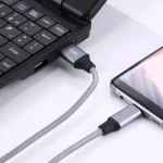 1m Wires Woven Metal Head USB-C / Type-C 3.1 to USB 3.0 Data / Charger Cable - Image 7