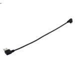 20cm USB 2.0 Male Bent Right Turn Reversion 90 Degrees to Micro USB Male Bent Data Charging Cable, For Samsung / Huawei / Xiaomi / Meizu / LG / HTC and Other Smartphones - Image 3