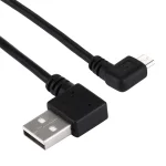 20cm USB 2.0 Male Bent Right Turn Reversion 90 Degrees to Micro USB Male Bent Data Charging Cable, For Samsung / Huawei / Xiaomi / Meizu / LG / HTC and Other Smartphones - Image 4