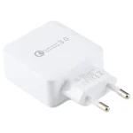 LZ-041 Portable Smart Quick Charger 3.0, EU Plug(White)