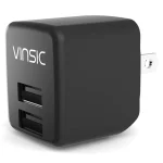 Vinsic 12W 5V 2.4A Output Dual USB Wall Charger USB Charger Adapter - Image 2