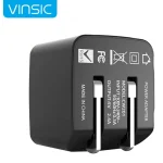 Vinsic 12W 5V 2.4A Output Dual USB Wall Charger USB Charger Adapter - Image 5
