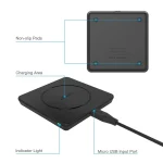 Vinsic 5V 1A Output Qi Standard Portable Wireless Charger Pad - Image 7