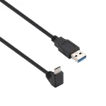 1m USB-C / Type-C Male Elbow to USB 3.0 Male Data Charge Extension Cable - Image 3