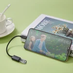 24cm 2A Micro USB to USB Aluminum Alloy Hose OTG Adapter Data Charging Cable with USB-C / Type-C Connector - Image 7