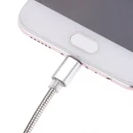 24cm 2A Micro USB + USB-C / Type-C to USB Flexible Data Charging Cable - Image 5