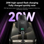 Yesido YC76L PD 20W USB-C / Type-C Port Quick Charger with Type-C to 8 Pin Cable, UK Plug, with Type-C to 8 Pin Cable - Image 3