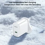 Yesido YC76L PD 20W USB-C / Type-C Port Quick Charger with Type-C to 8 Pin Cable, UK Plug, with Type-C to 8 Pin Cable - Image 6
