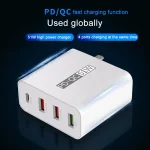 WLX-A6 4 Ports Quick Charging USB Travel Charger Power Adapter, UK Plug - Image 13