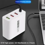 WLX-A6 4 Ports Quick Charging USB Travel Charger Power Adapter, UK Plug - Image 15