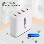 WLX-A6 4 Ports Quick Charging USB Travel Charger Power Adapter, UK Plug - Image 4