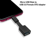 5 PCS Micro USB Male to USB 3.0 Female OTG Adapter, Micro USB to USB 3.0 - Image 2
