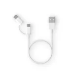 2.4A QC3.0 USB to Micro USB + USB-C / Type-C Fast Charging + Data Transmission TPE Data Cable, Cable Length: 30cm - Image 2