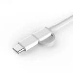 2.4A QC3.0 USB to Micro USB + USB-C / Type-C Fast Charging + Data Transmission TPE Data Cable, Cable Length: 30cm - Image 4