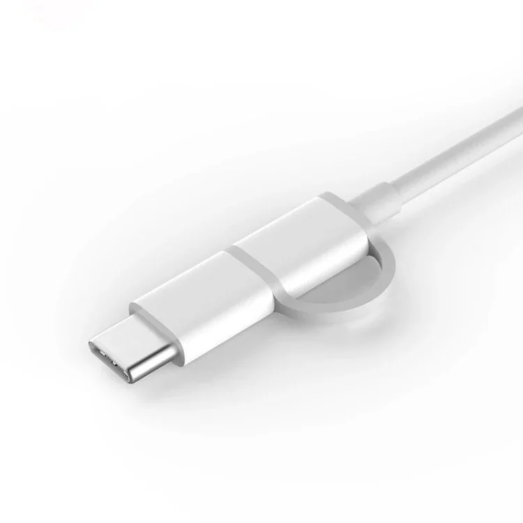 SAS5218_3.webp 2.4A QC3.0 USB to Micro USB + USB-C / Type-C Fast Charging + Data Transmission TPE Data Cable, Cable Length: 30cm - Image 4
