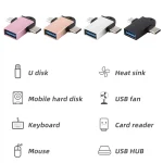 USB 3.0 Female to USB-C / Type-C Male + Micro USB Male Multi-function OTG Adapter with Sling Hole - Image 5