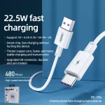 REMAX RC-135A 1m 5A USB to USB-C / Type-C 22.5W PD Fast Charging Data Cable, RC-135A - Image 2