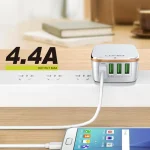 LDNIO A4404 4.4A 4 x USB Ports Smart Travel Charger, EU Plug, SAS5794EU, SAS5794UK, SAS5794US - Image 8
