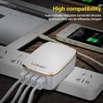 LDNIO A4404 4.4A 4 x USB Ports Smart Travel Charger, EU Plug, SAS5794EU, SAS5794UK, SAS5794US - Image 9