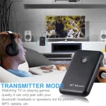 YPF-03 2 in 1 Bluetooth 4.2 Transmitter & Receiver  3.5mm Wireless Audio Adapter, Transmission Distance: 20m, For PC, TV, Home Stereo, Phone - Image 12
