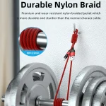 2m 3A Output USB to Micro USB 540 Degree Rotating Magnetic Data Sync Charging Cable, 2m Micro USB - Image 12