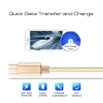 Knit Texture USB to USB-C / Type-C Data Sync Charging Cable, Cable Length: 50cm - Image 5
