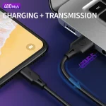 WK WDC-106 3A Type-C / USB-C to Type-C / USB-C Full Speed Charging Data Cable, Length: 1m - Image 6