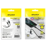awei CL-110T 1m USB to USB-C / Type-C Fast Charging Data Cable - Image 4