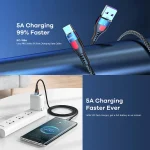 REMAX RC-188a Lesu Pro 1m 5A USB to USB-C / Type-C Aluminum Alloy Braid Fast Charging Data Cable, USB to USB-C / Type-C - Image 4