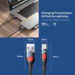 REMAX RC-188a Lesu Pro 1m 5A USB to USB-C / Type-C Aluminum Alloy Braid Fast Charging Data Cable, USB to USB-C / Type-C - Image 6