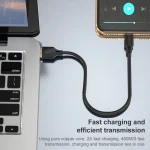 WK WDC-105m 2.4A Micro USB Full Speed Pro Charging Data Cable, Length: 25cm, Micro - Image 6