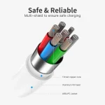 USB-C / Type-C to USB-C / Type-C PD Fast Charging & Sync Data Cable, Cable Length: 14cm, 14cm Type-C to Type-C White - Image 3