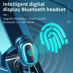 C1 Bluetooth 5.0 TWS Touch Polygonal Digital Display True Wireless Bluetooth Earphone with Charging Box, Polygonal - Image 3