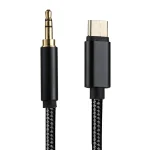 1m Weave Style Type-C Male to 3.5mm Male Audio Cable, 1m - Image 6