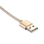 Knit Texture USB to USB-C / Type-C Data Sync Charging Cable, Cable Length: 2m, 3A Output - Image 4