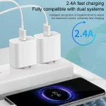 M117 2.4A Single USB Port Flash Charger Travel Charger, EU Plug, Single USB - Image 4