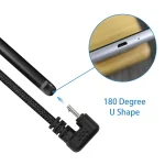 U-shaped Micro USB Male to USB Male Nylon Braid Charge Data Cable - Image 5