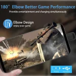 U-shaped Micro USB Male to USB Male Nylon Braid Charge Data Cable - Image 7