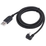 U-shaped USB-C / Type-C Male to USB Male Nylon Braid Charge Data Cable - Image 2