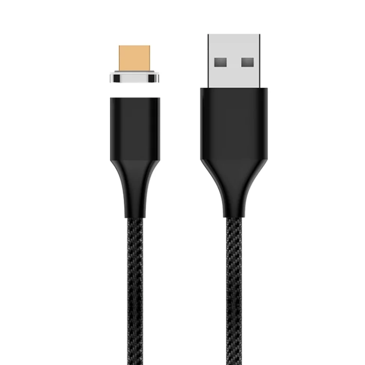 M11 5A USB to Micro USB Nylon Braided Magnetic Data Cable, Cable Length: 1m, Micro USB