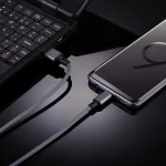1m 2A Output USB to USB-C / Type-C Nylon Weave Style Data Sync Charging Cable, 2A Grey, 2A Blue, 2A Red, 2A White, 2A Black, 2A Pink - Image 8