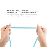 For  Samsung, Huawei, Xiaomi, HTC, LG, Sony, Lenovo and other Smartphones, Micro USB Blue, Micro USB Red, Micro USB White, Micro USB Black, Micro USB Pink - Image 4