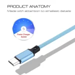 For  Samsung, Huawei, Xiaomi, HTC, LG, Sony, Lenovo and other Smartphones, Micro USB Blue, Micro USB Red, Micro USB White, Micro USB Black, Micro USB Pink - Image 5