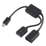 1 to 2 Micro USB OTG Adapter Cable - Image 2